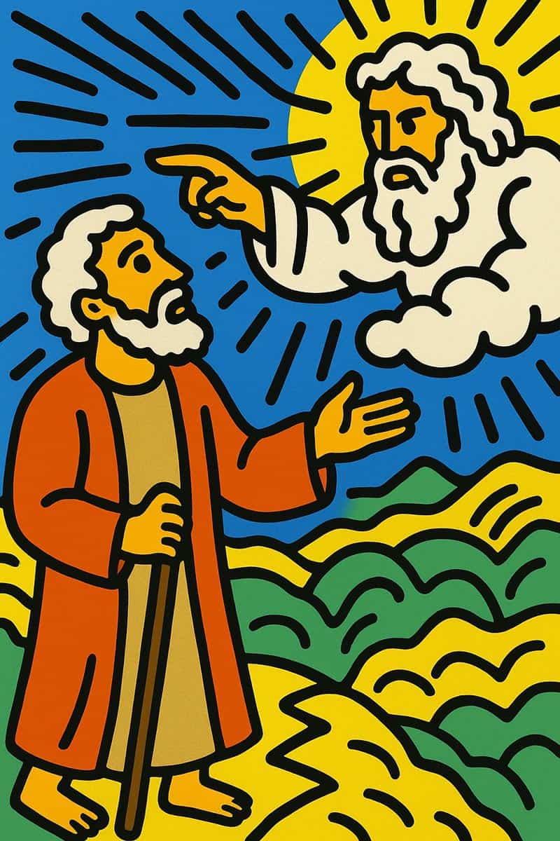 Goddelijke ontmoeting in het Nederlandse jodendom, symbolisch en spiritueel versterkend.